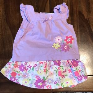 Babyworks 0-3 months shirt and skirt
